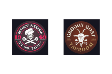 Logo for Greek’s Pizzeria Martinsville & The Groggy Goat Taproom Logo for Greek’s Pizzeria Martinsville & The Groggy Goat Taproom