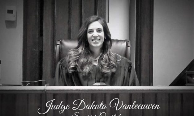 Judge Dakota VanLeeuwen sworn in
