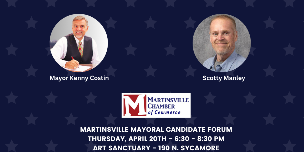 You’re invited to a Mayoral Candidate Forum! Join us to hear from Mayor Kenny Costin and Scotty Manley.
