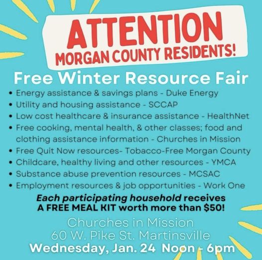 Churches in Mission to host FREE Winter Resource Fair