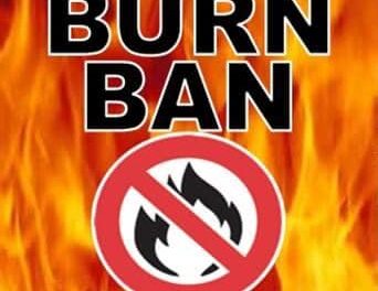 County-wide burn ban in effect through September 25th