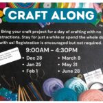 Don’t miss the fun “Craft Along” crafting days at the Morgan County Public Library