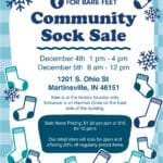 This Thursday and Friday – For Bare Feet Community Sock Sale!