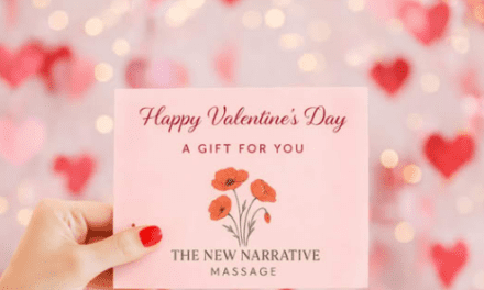 A gift card for The New Narrative Massage – the perfect Valentine’s gift!