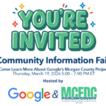Thursday, March 19th: Community Information Fair for Google’s Morgan County Project