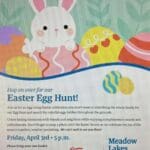 This Friday: Easter Egg Hunt at Meadow Lakes