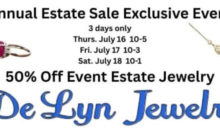 DeLyn Jewelry to host Annual Estate Sale July 16 – 18th