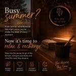 This summer: Relax – Recharge – Recover – at Sauna Suites