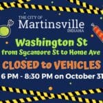 East Washington Street to be Closed to Traffic for Halloween Trick-or-Treat ⚠️